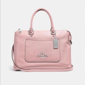 [Auth] 2PCS Coach Emma Satchel w/ Matching Wallet